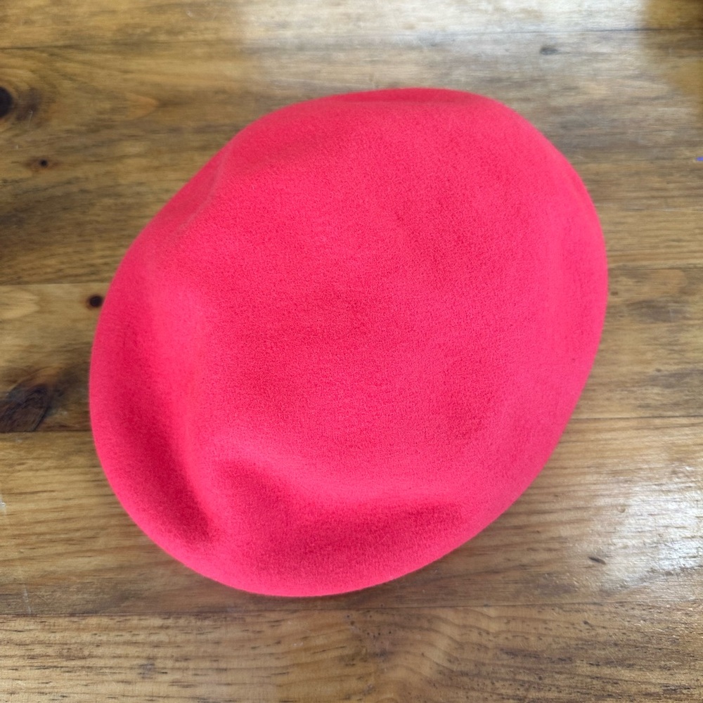 Miss Bierner Vibrant Red Beret